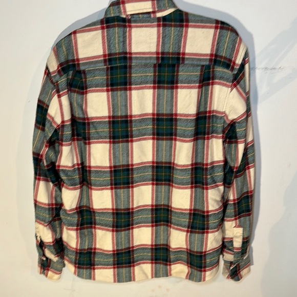 Red and Green Casual Plaid Button Down Shirt - Picture 7 of 13